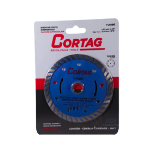Disco diamantado turbo 115mm cortag